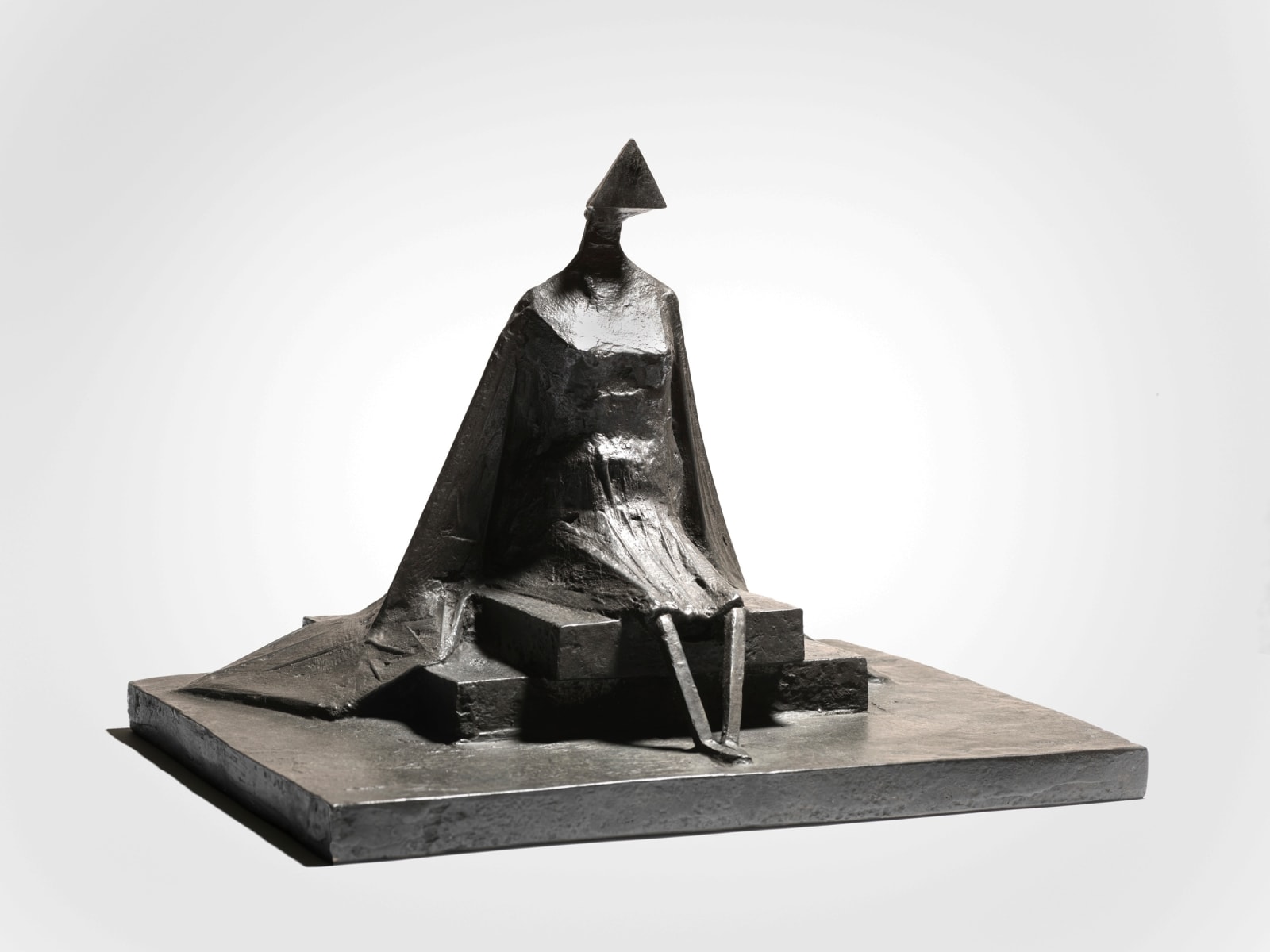 Lynn Chadwick, Sitting Woman in Robes III (C54), 1987