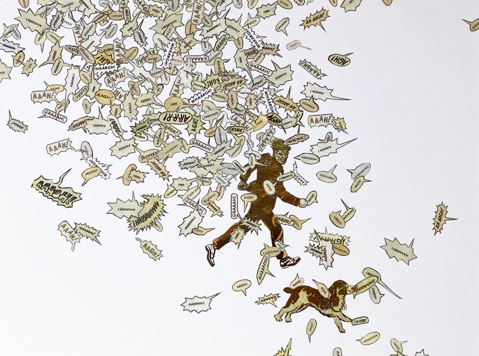 David Mach RA, Aargh!, 2020