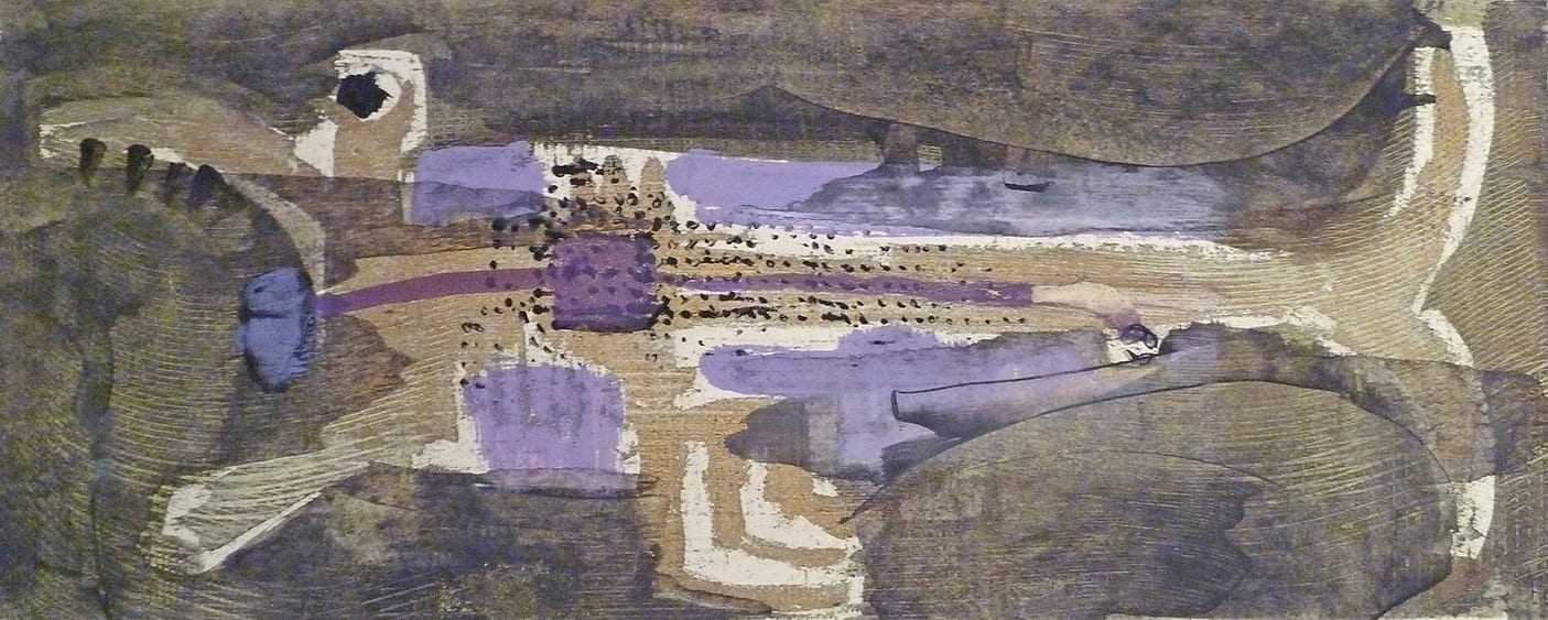 Geoffrey Clarke, Painting for Textiles IV, c.1953