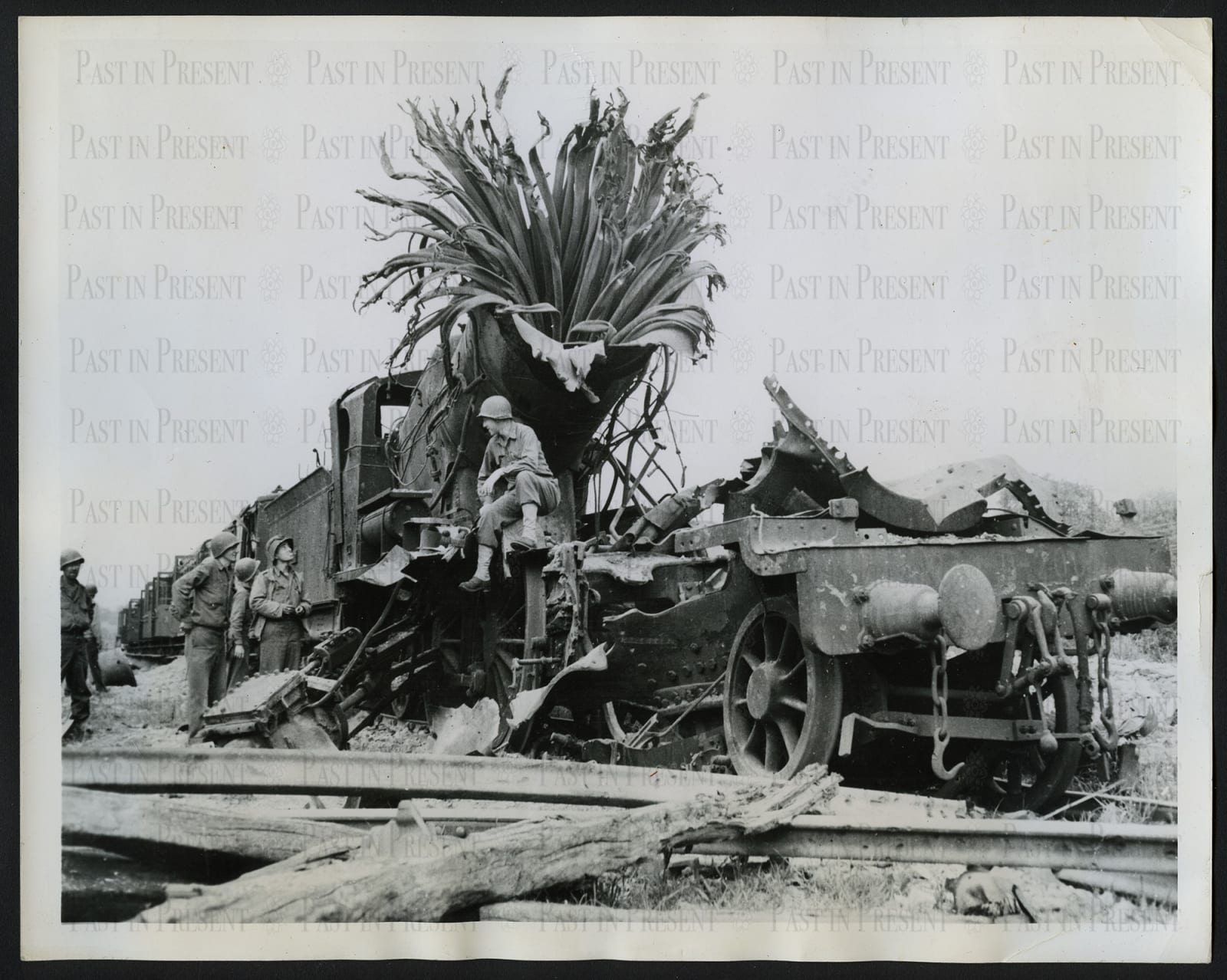 ACME, Steel Uprooted — The Day the Rails Exploded at Canisy in Brittany, France, 8/9/44, 1944