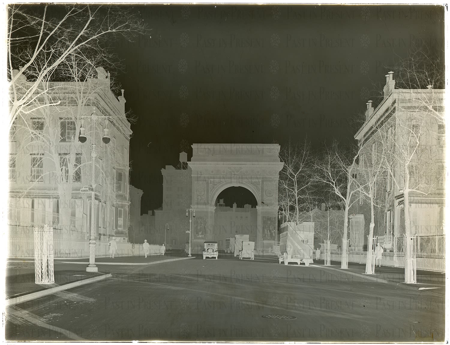 “Gateway to Greenwich Village — Washington Square Arch and Fifth Avenue, New York City, c.1900s”, c.1900s