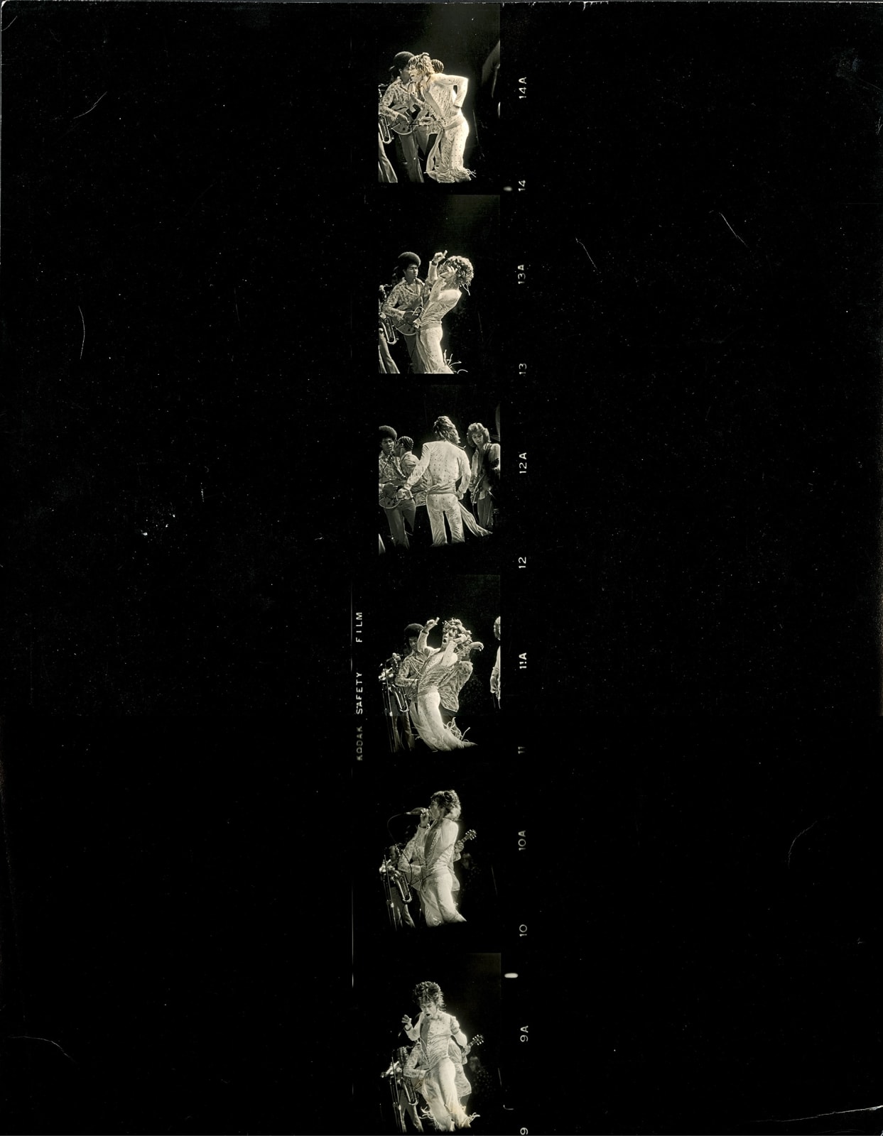 Peter Beard, Mick Jagger in Motion – Oversized 1972 Contact Sheet by Peter Beard (Terry Southern Collection), 1972