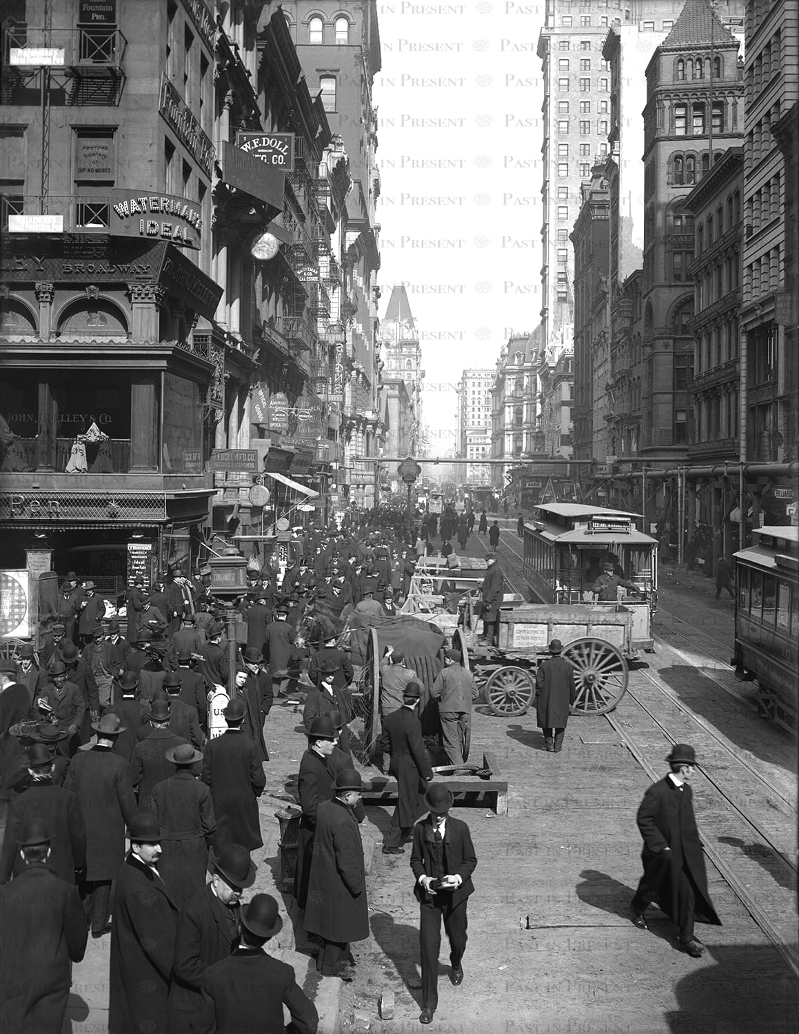 “Turn of the Century Broadway: The Heartbeat of NYC’s Golden Era”, c.1910's