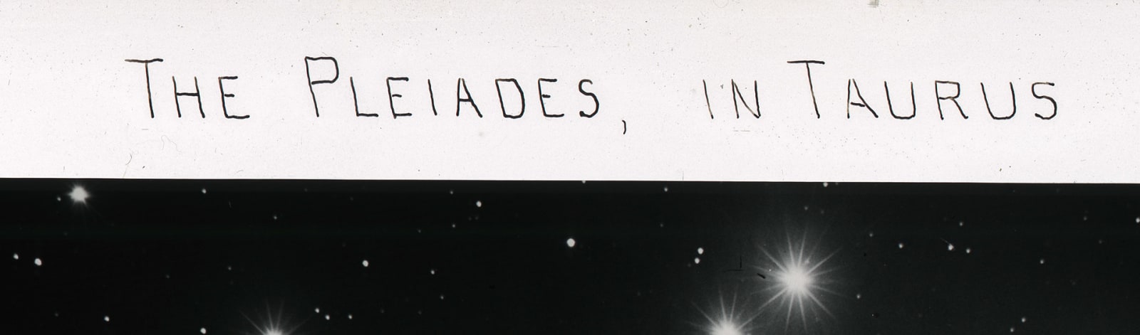 The Pleiades in Taurus - Mystical Star Cluster, December 28, 1899., 1899