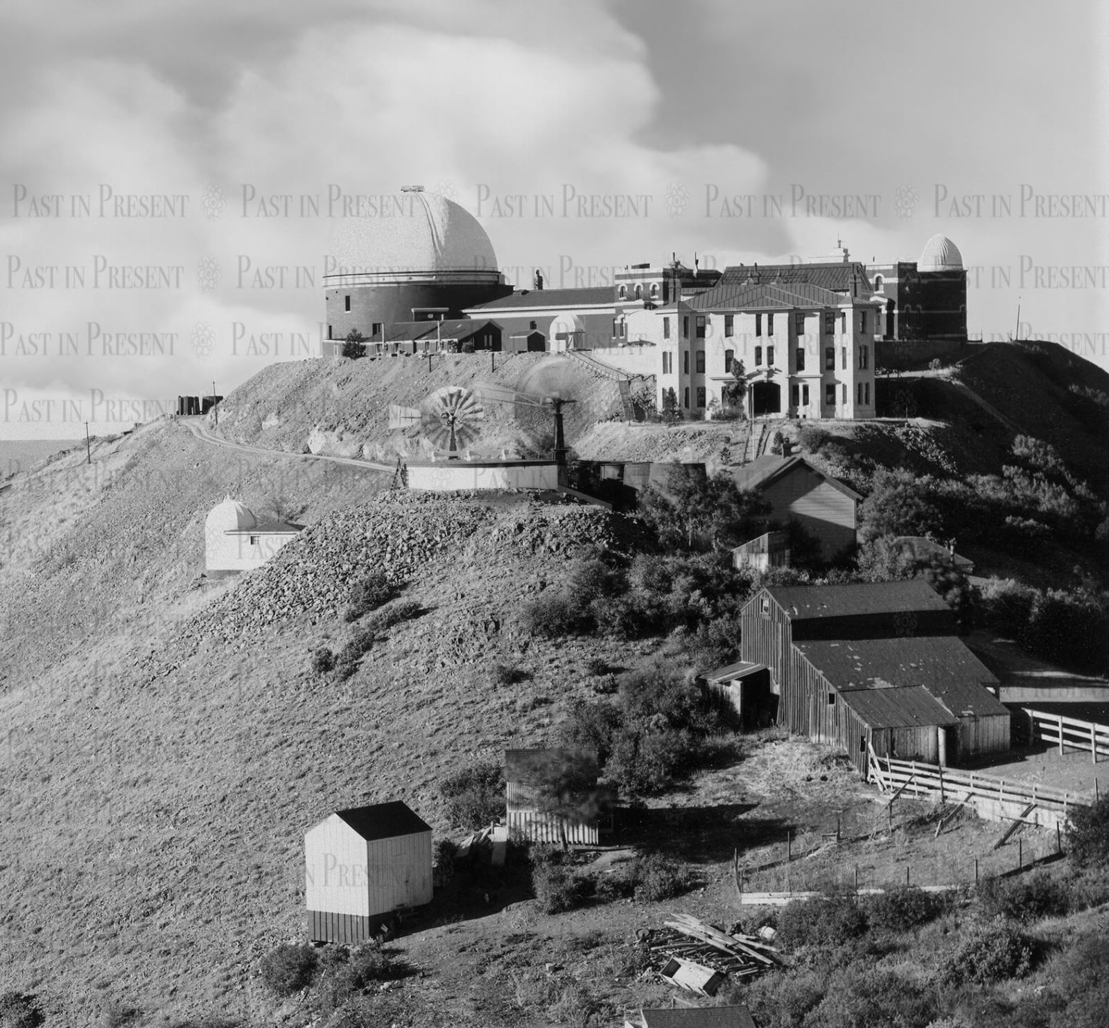 Mount Hamilton Lick Observatory - A Vision of 19th-Century Skywatching, c.1890s