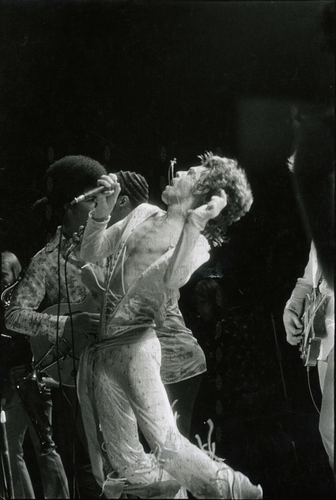 Peter Beard, Jagger Unleashed: Ecstatic High Note at Madison Square Garden, 1972 – From the Terry Southern Collection, 1972