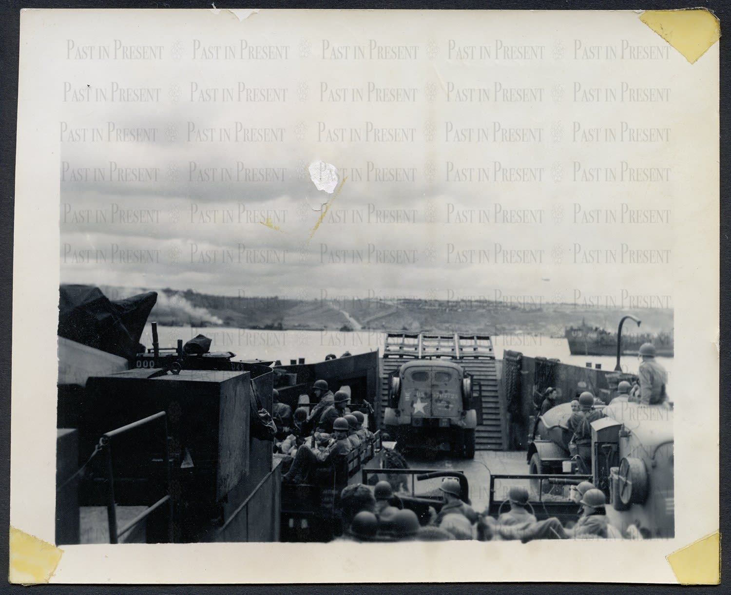 US D-Day Invasion Fleet Off Normandy Coast France 6.1944, 1944