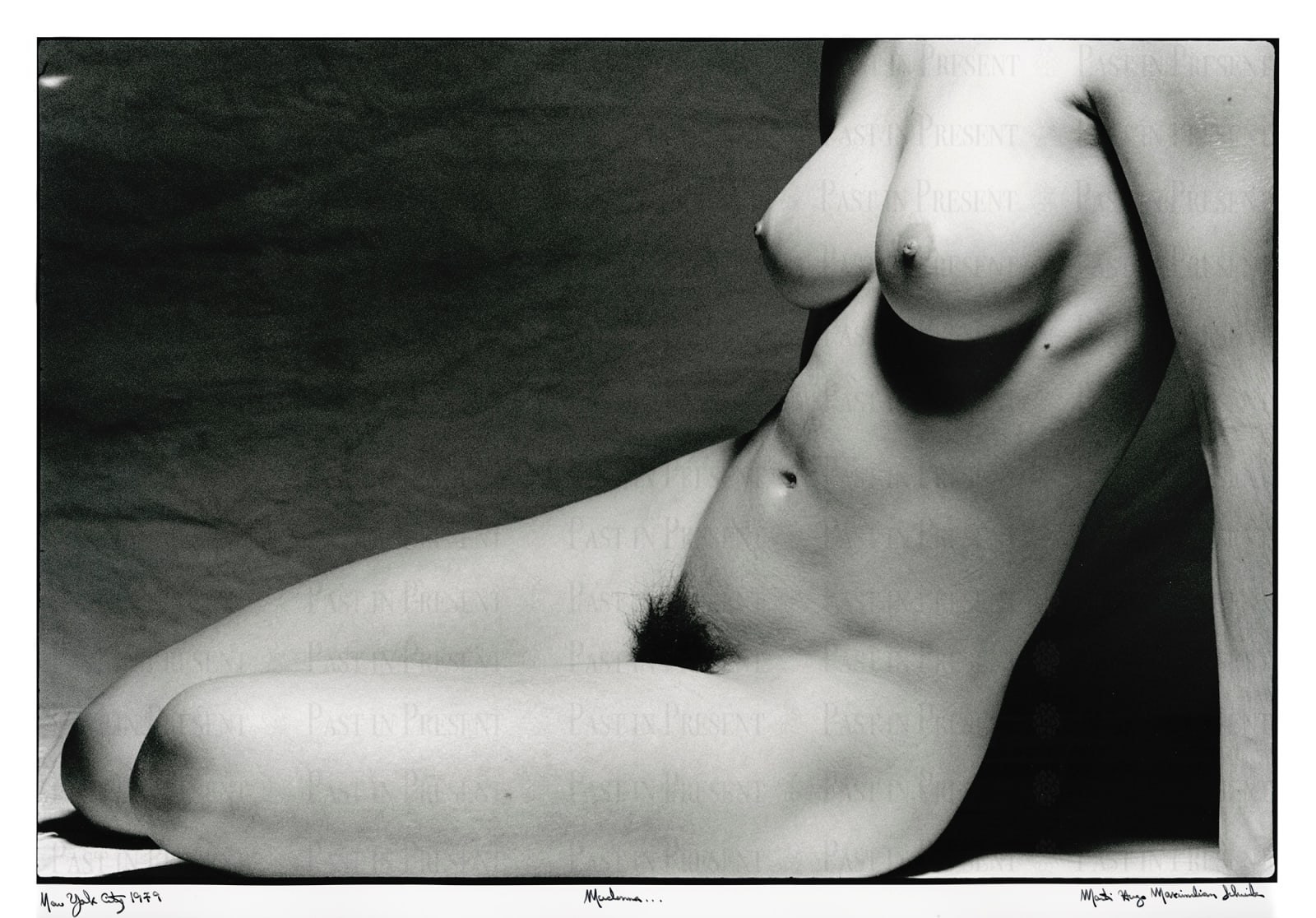 Martin H. Schreiber, “Madonna…” — 1979 Martin H. Schreiber Signed Nude Portrait | The Genesis of an Icon, 1979