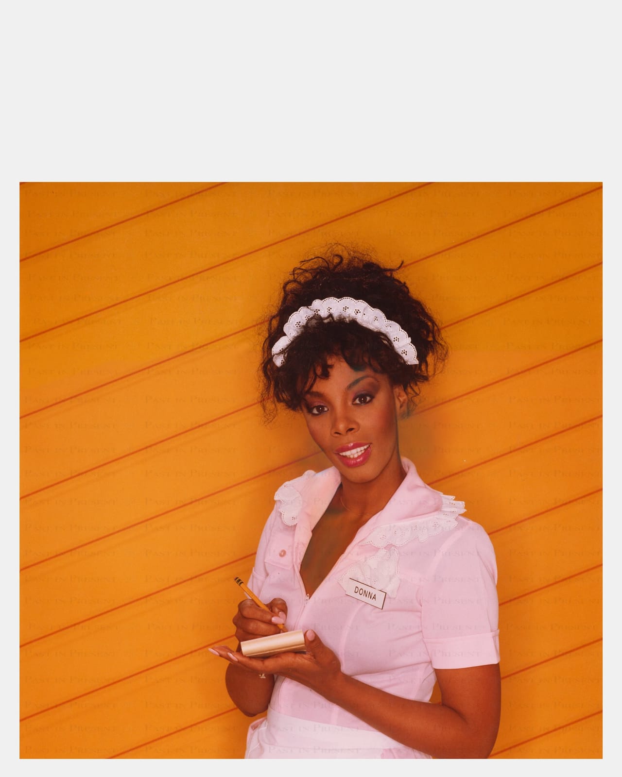 Harry Langdon, “The Undisputed Queen of Disco” — Donna Summer Personal Album Cover Production Proof She Works Hard for the Money, 1983, 1983