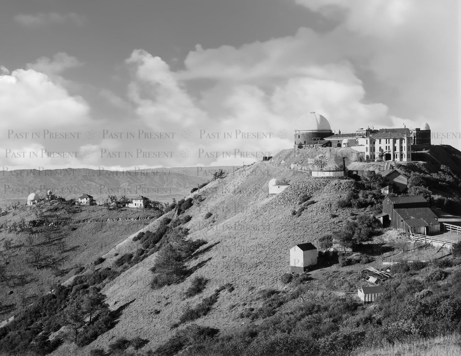Mount Hamilton Lick Observatory - A Vision of 19th-Century Skywatching, c.1890s