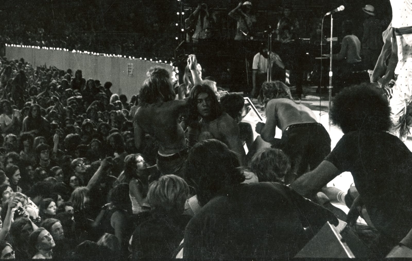 Peter Beard, Midnight Majesty: Mick Jagger Commands the Stage – Madison Square Garden, 1972 (Terry Southern Collection), 1972
