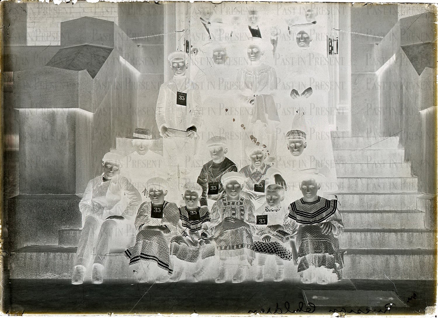 Children of Exile, Russian Immigrant Children Face the Unknown at Ellis Island, c.1900s, c.1900s