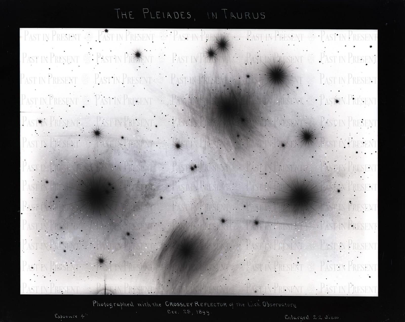 The Pleiades in Taurus - Mystical Star Cluster, December 28, 1899., 1899