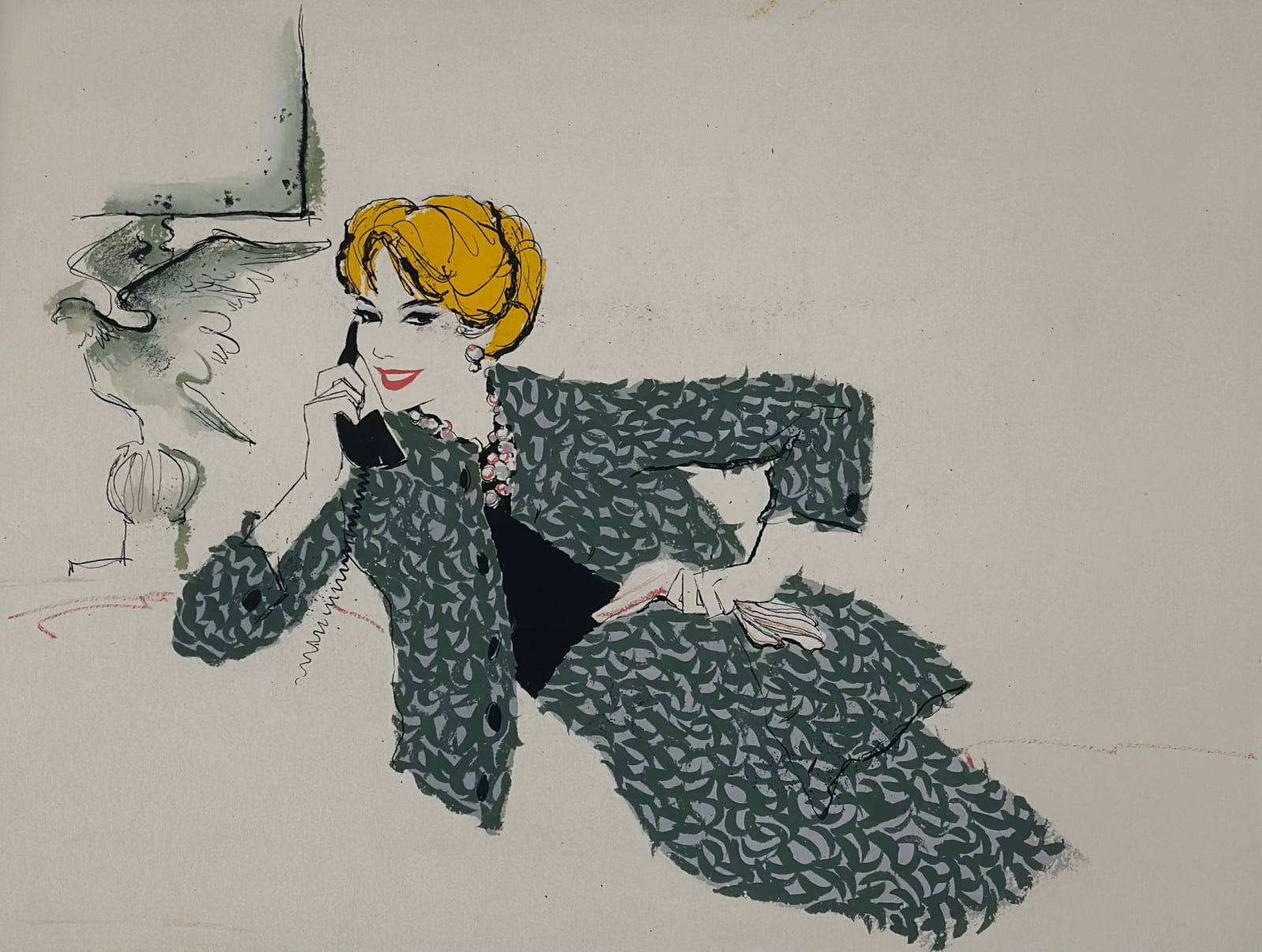 Anonymous, A girl on the phone