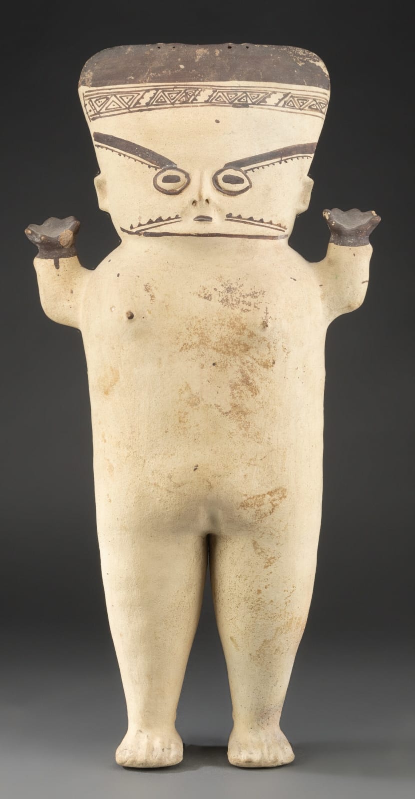 Chancay Culture, A Chancay Standing Female (chuchimilco), Circa. 1200 AD