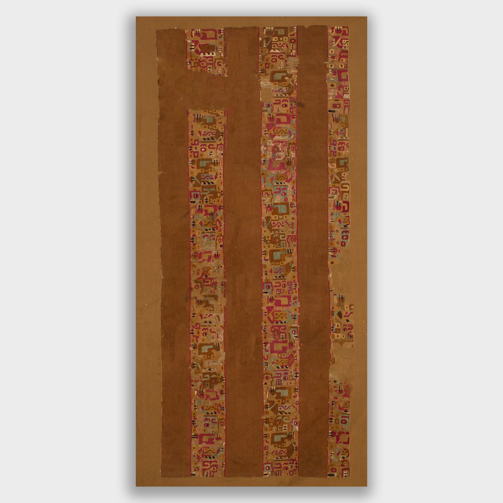 Tiwanako/Huari, Stylised Tunic Panel, Circa. 800AD