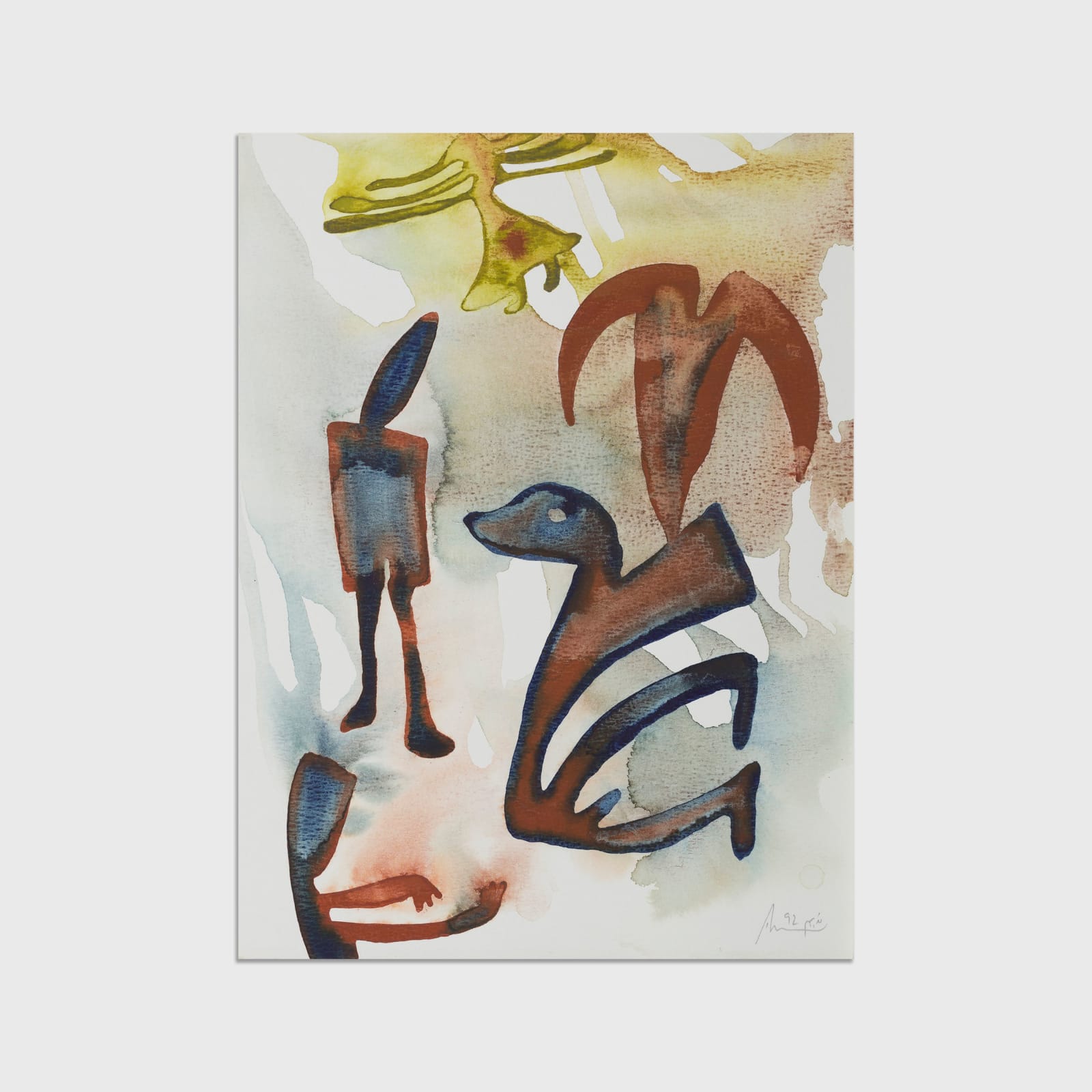 Nadim Karam, Untitled Single Sheet, 1992