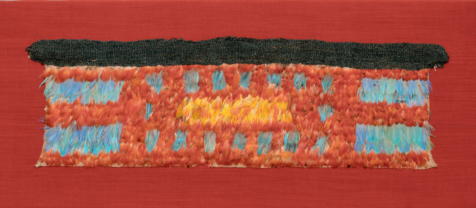 Nazca Culture, Abstract Feather Panel (related examples in the Albers' Foundation), Circa. 500AD