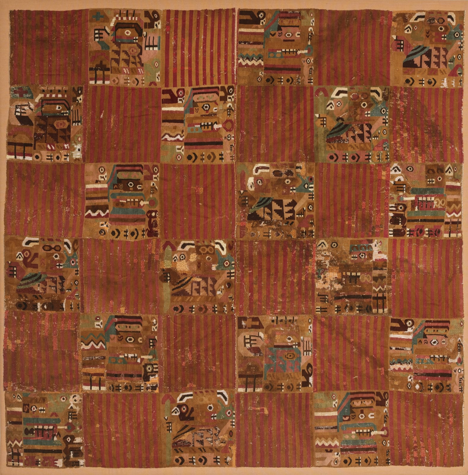 Huari Culture, Nazca/Huari Tunic Frontal, Circa. 800AD