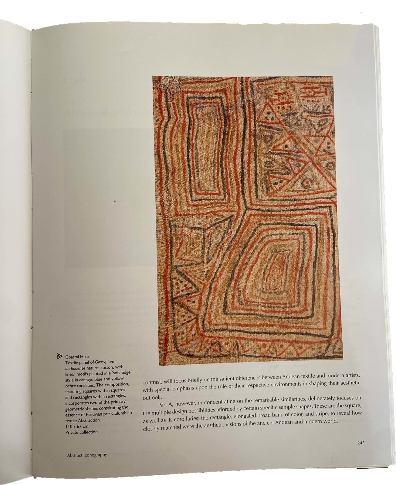 Huari Culture, Huari Geometric Painted Textile, Circa. 800AD