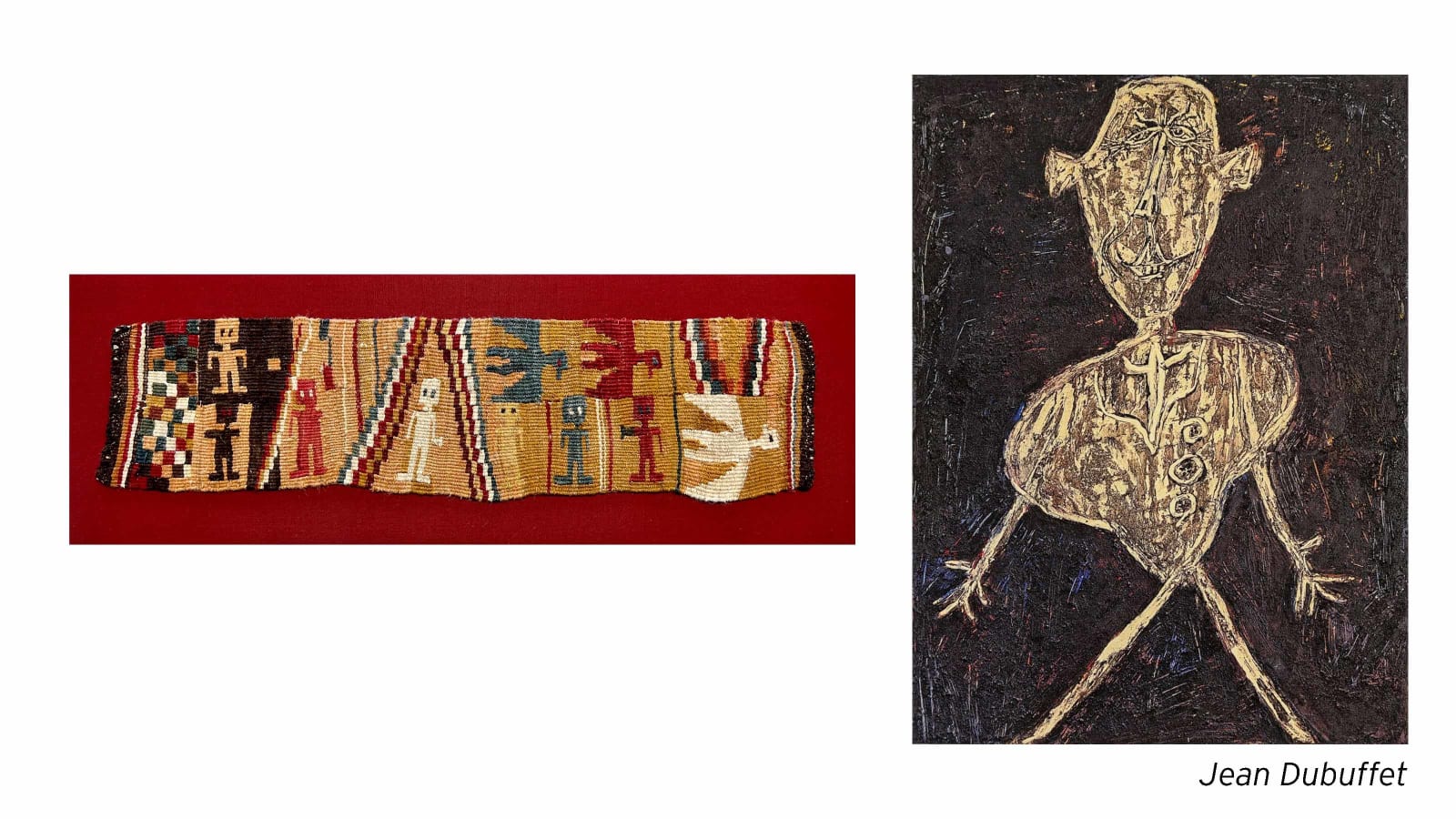 Sihuas Culture, Nazca/Sihuas/Pucara Textile fragment with figures, Circa. 0 - 300 AD