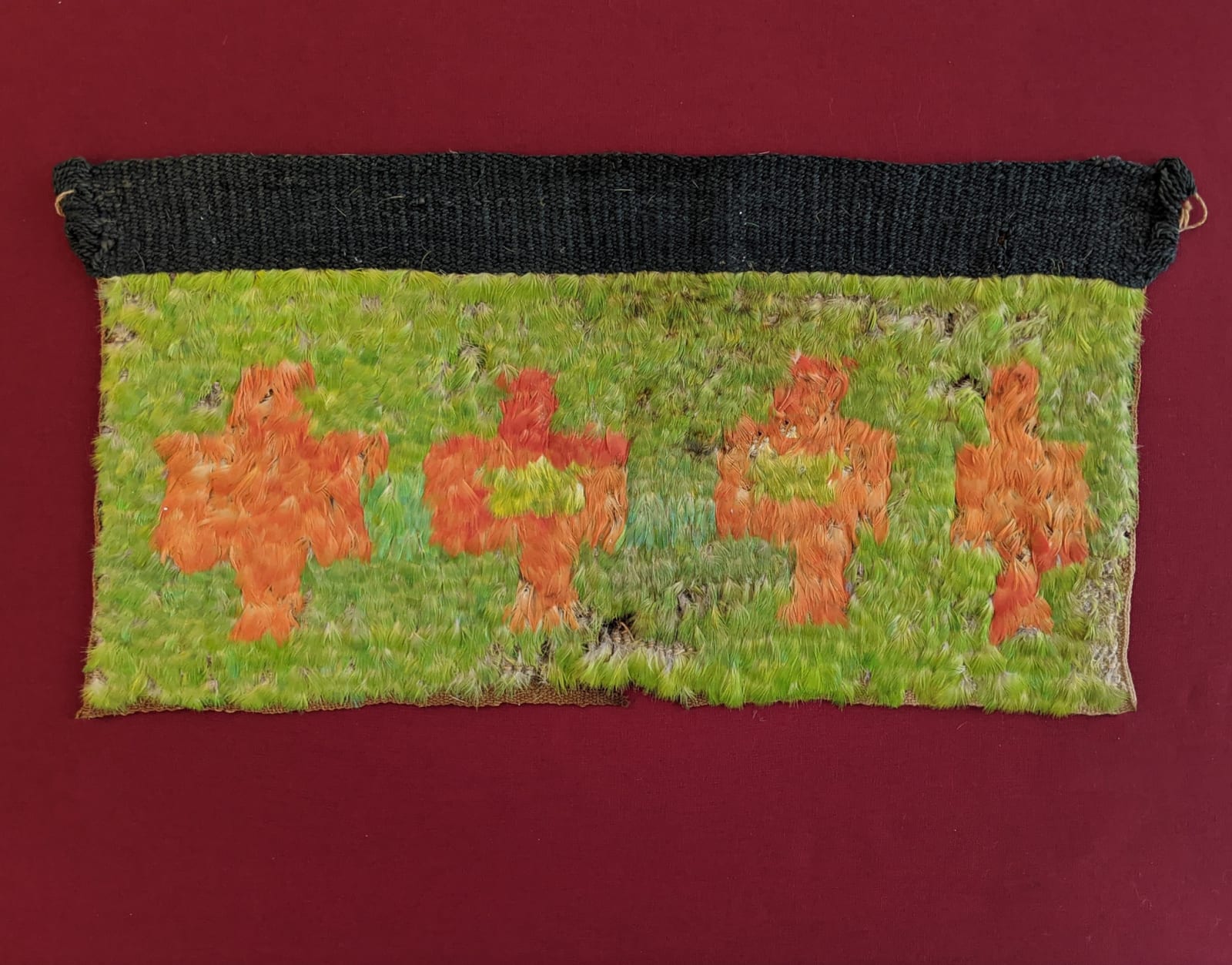 Nazca Culture, Feather Panel with Condor Motif, Circa. 500AD