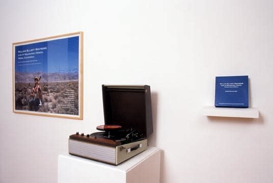 Jeremy Deller, DISPLAY - William Elliot Whitmore, Live at Melancholy Ranch, 2004