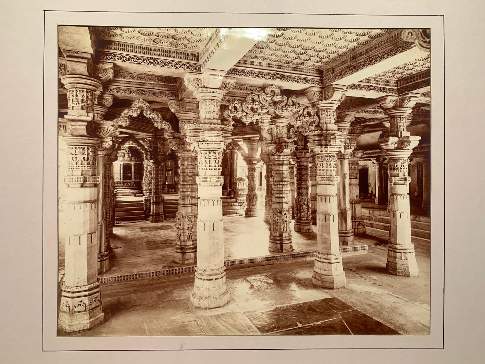 Photographer, Anonymous, Mt. Abu Jahapal's Temple - General view of interior, Early 20th century
