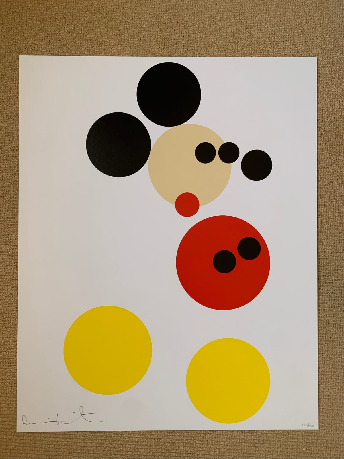 Damien Hirst, Mickey (Small), 2014