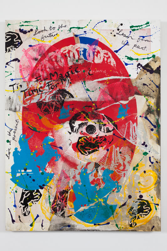 Jamie Reid, Learn from the past, Live in the present, Look to the future (Red), 2011