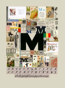 Peter Blake, The Letter M, 2007