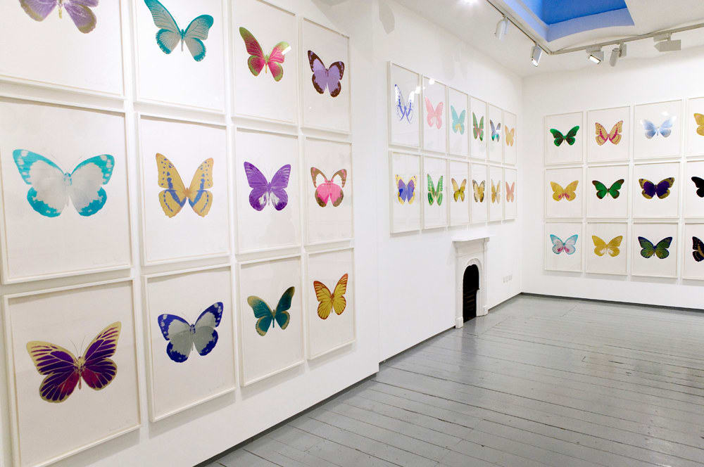Damien Hirst, The Souls II - Loganberry Pink/Fuchsia Pink/Blind Impression, 2010
