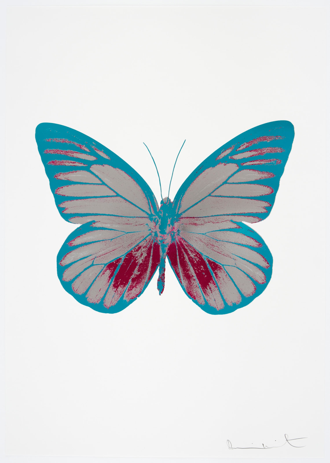 Damien Hirst, The Souls I - Silver Gloss/Fuchsia Pink/Topaz, 2010