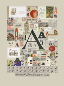 Peter Blake, The Letter A, 2007