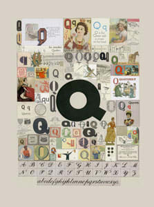 Peter Blake, The Letter Q, 2007