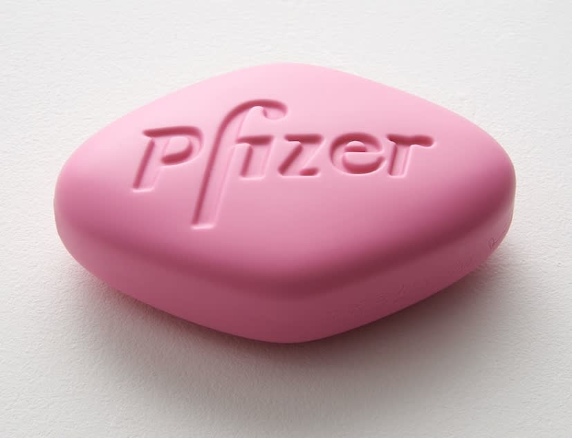 Damien Hirst, Pfizer VGR 100mg (Baby pink)