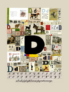 Peter Blake, The Letter D, 2007