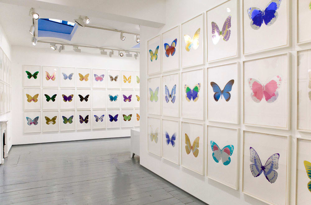 Damien Hirst, The Souls II - Loganberry Pink/Fuchsia Pink/Blind Impression, 2010