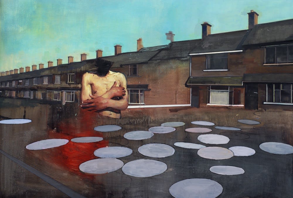 Andrew Hollis, Torso with Houses and Circles, 2011