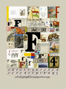 Peter Blake, The Letter F, 2007