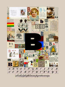 Peter Blake, The Letter B, 2007