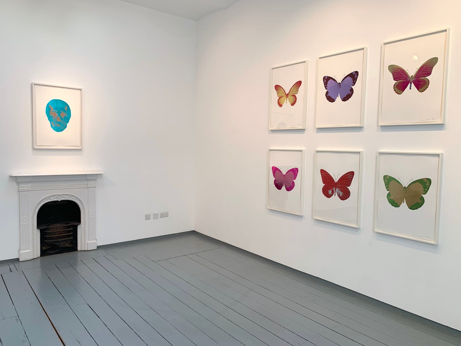 Damien Hirst, The Souls II - Loganberry Pink/Fuchsia Pink/Blind Impression, 2010