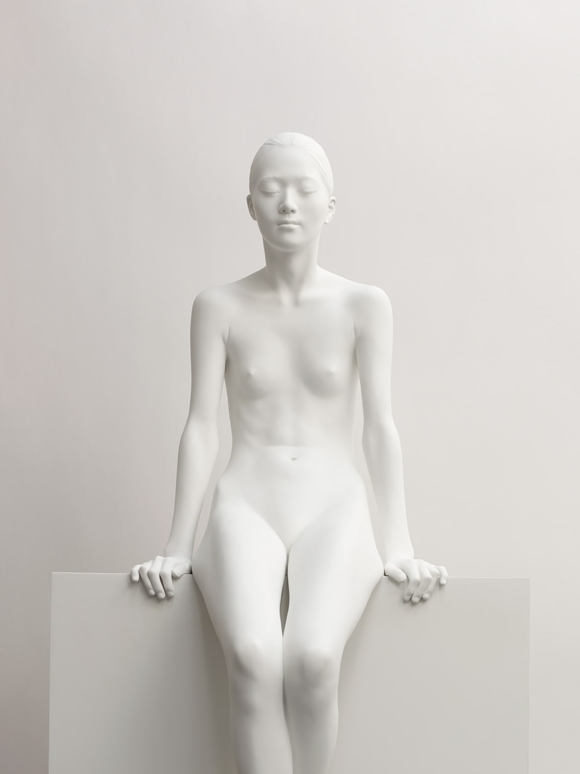 Don Brown, Yoko X. Sitting (three quarter length), 2015