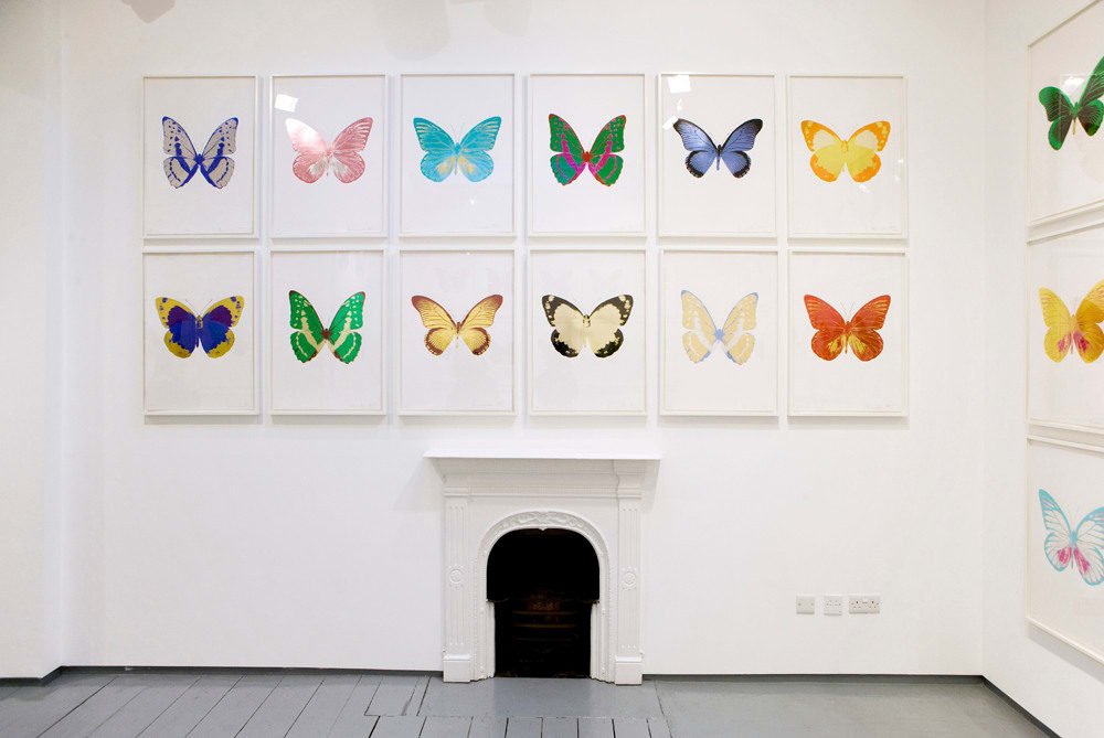 Damien Hirst, The Souls IV - Oriental Gold/Chilli Red, 2010