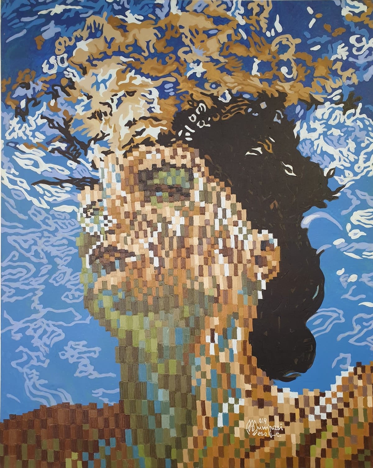 Mumpasi Meso, To the light II, 2019