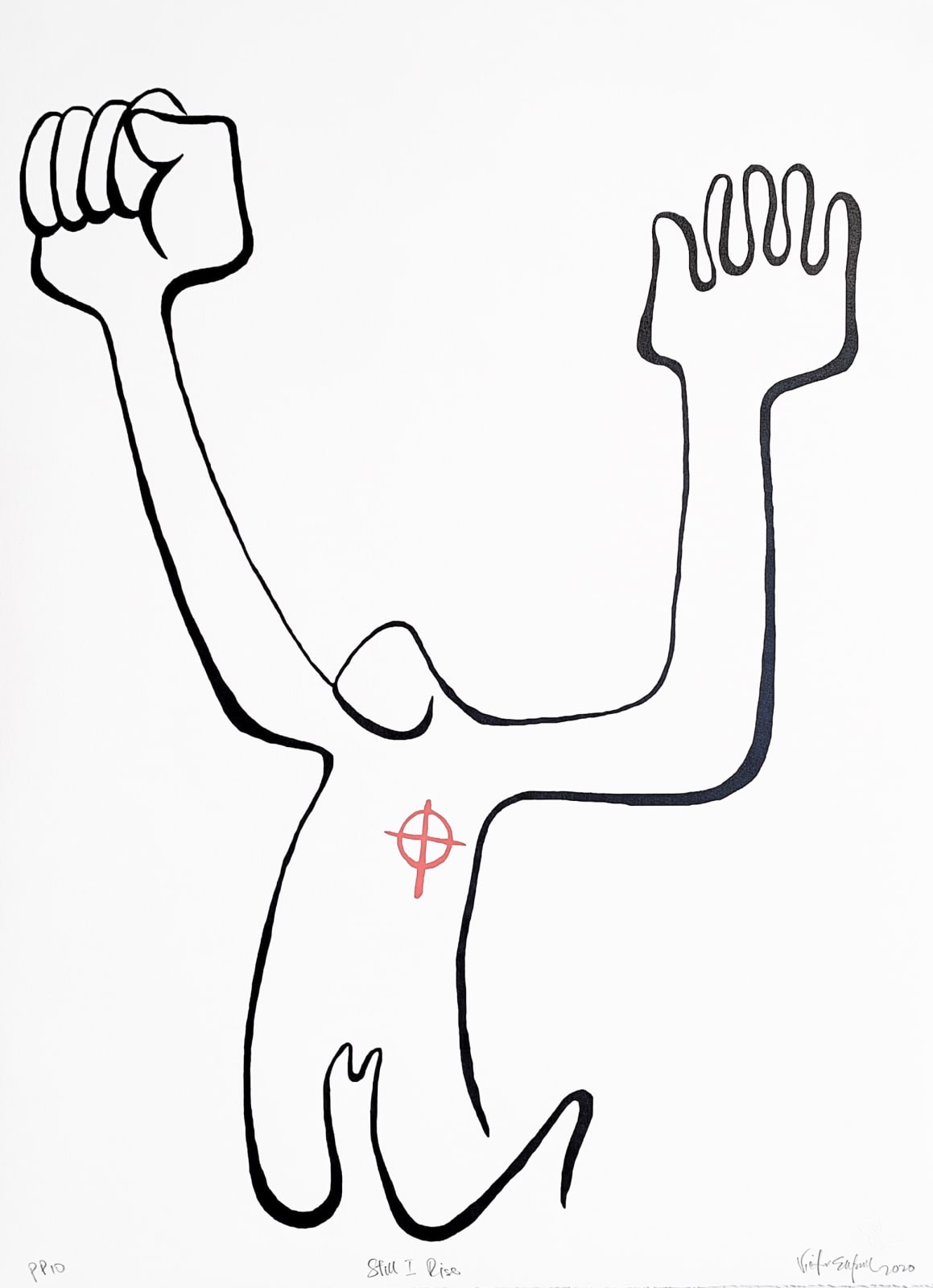 Victor Ekpuk, Still I rise, 2023