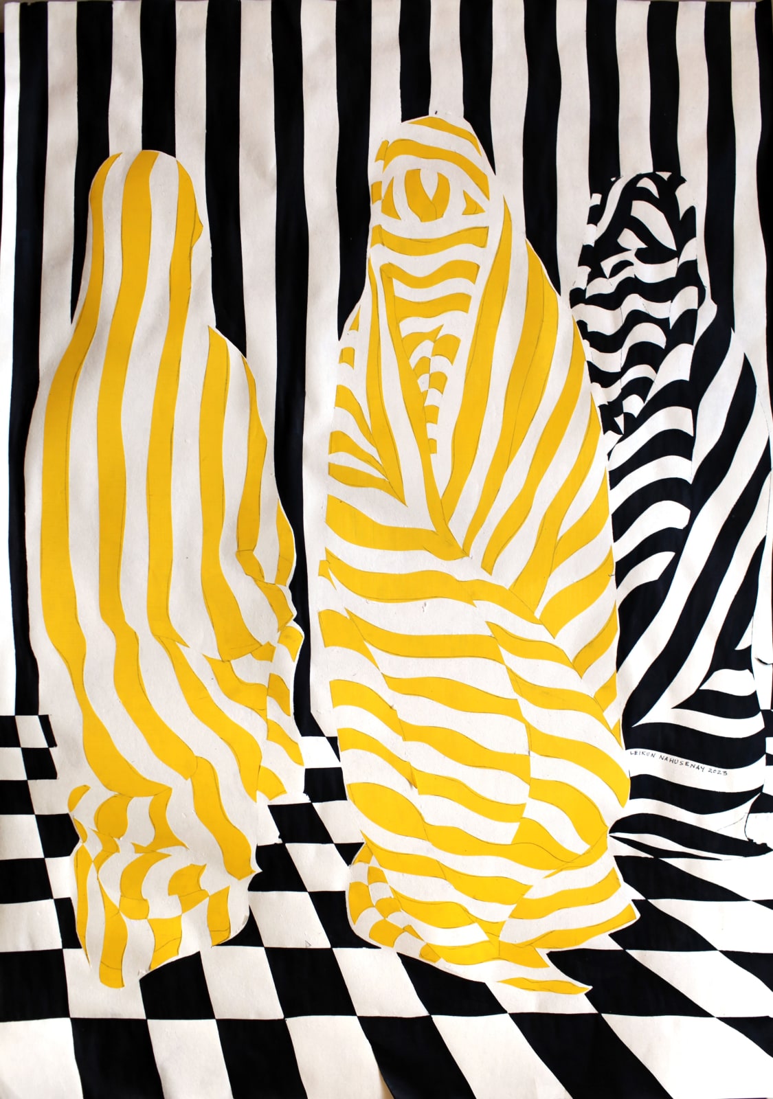Leikun Nahusenay, Yellow (mothers) , 2023