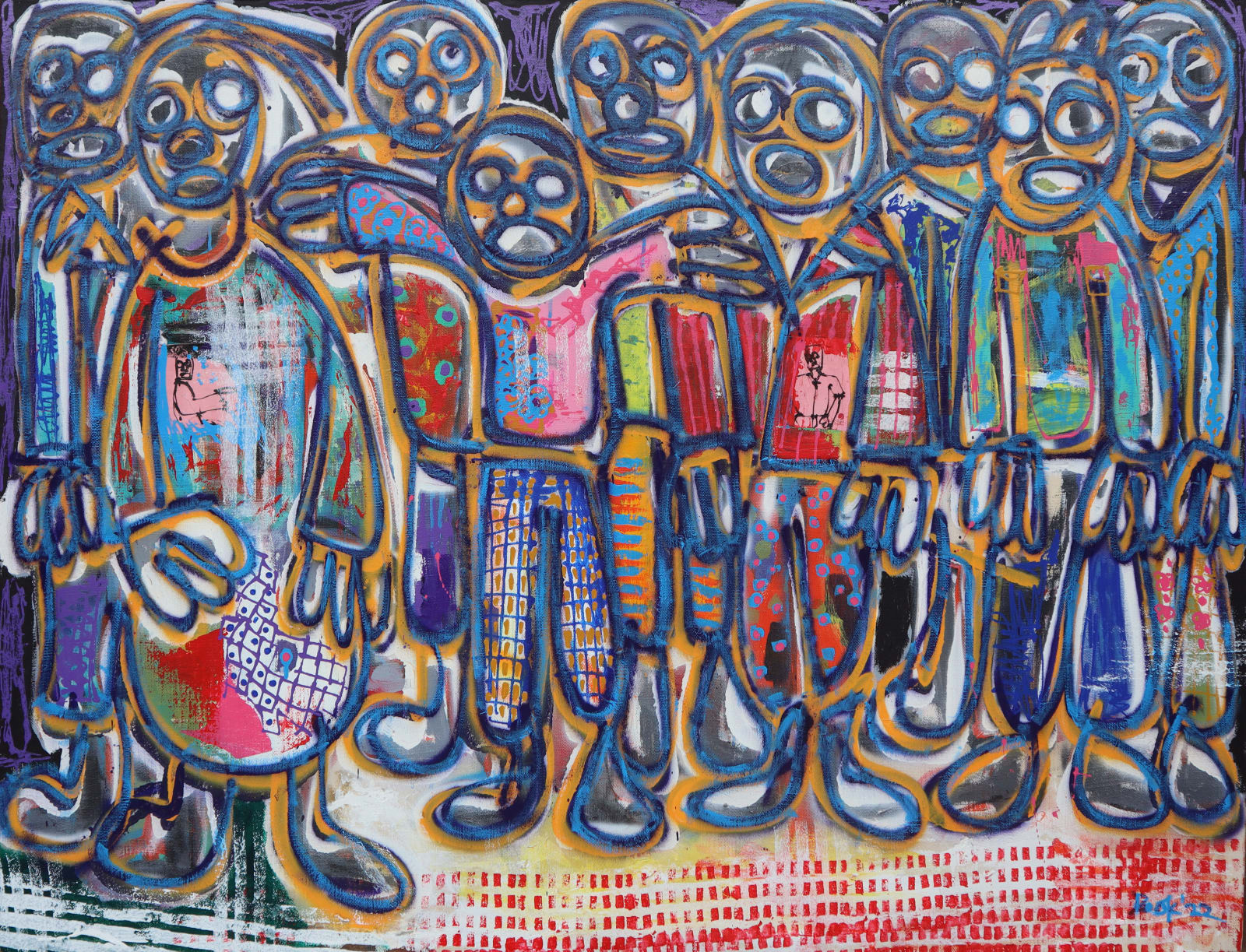 Damilola Okhoya, Untitled Group, 2020