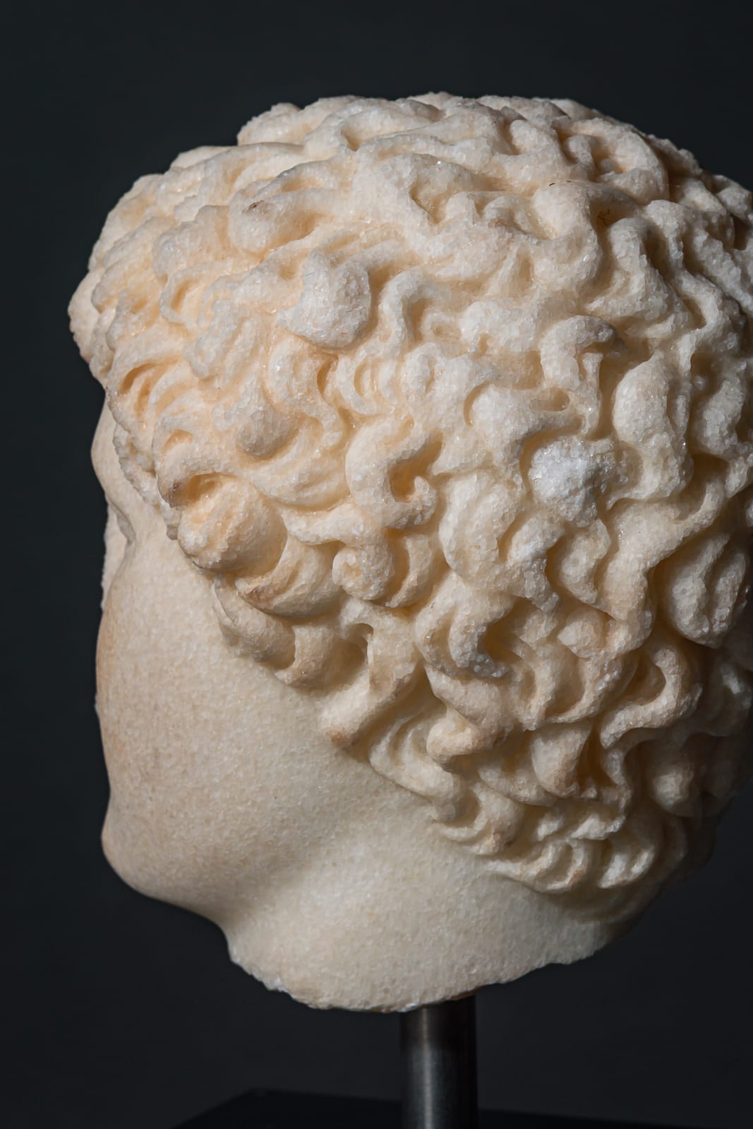 Roman Marble Head of a Putto, Roman Marble Head of a Putto, Circa AD250 - 400