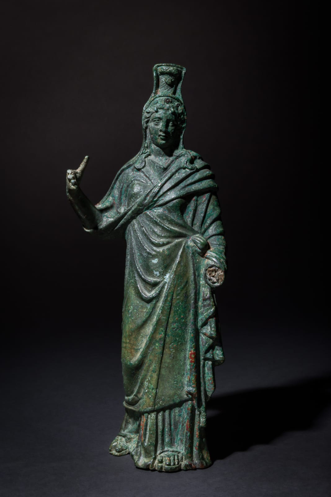 Roman Bronze Statuette of Isis, Roman Bronze Statuette of Isis, Circa AD 1 - 200